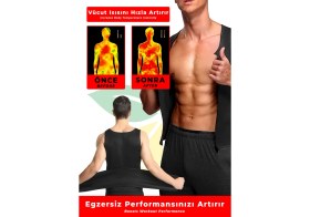 Resim Spor Sauna Yelek - Egzersiz Için Tasarlanmış, Cırtlı Bel Desteği, Ekstra Terleme ve Performans Artışı, Vücut Şekillendirici (216) 