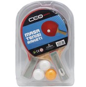 Resim Ceo Sport Masa Tenisi Seti 2 Raket+3 Top CEO-SP0004 