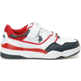 Resim U.s. Polo Assn. Martell Jr 5fx Beyaz Erkek Çocuk Sneaker 000000000101946538 Beyaz-kırmızı Beyaz - Kırmızı 