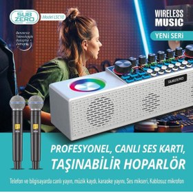 Resim Subzero Profesyonel Canlı Ses Kartı Bluetooth Müzik Kutusu 