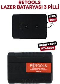 Resim RETOOLS LAZER BATARYASI 3 PİLLİ 