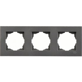 Resim Günsan Eqona Füme Üçlü Çerçeve 