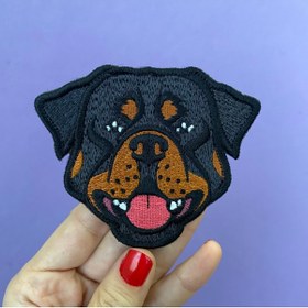 Resim PEÇ Rottweiler - Ütü Yapıştırmalı Nakışlı Arma, Patch, Yama, Aksesuar 