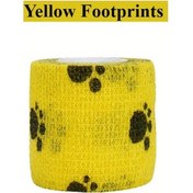 Resim Gateesat Mavi Desenli Esnek Pençe Baskılı Köpek Bandajı - Bilek Ve Ayak Desteği 