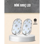 Resim Taşınabilir Manyetik Mini LED Lamba 7 Renk Seçenekli 