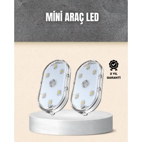Resim Taşınabilir Manyetik Mini LED Lamba 7 Renk Seçenekli 