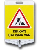 Resim FM Trafik Dikkat Çalışma Var Tabelası 