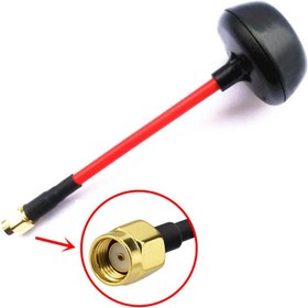 Resim Genel Markalar 5.8ghz Rpsma Erkek Anten Esnek Dairesel Polarize Omni Mantar Anten Rc Fpv Drone Multicopter 