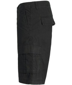 Resim Jack Jones Erkek Yandan Cepli Kargo Şort 12274389 Siyah 