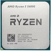 Resim Amd RYZEN 5 5600G 6 Core, 3,90-4.40GHz,19Mb Cache, 45-65W, Radeon Grafikleri, AM4, TRAY, (Dahili Gr 
