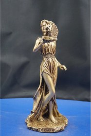 Resim Antik Yunan Mitolojisinde İlk Kadın Heykel Biblo Merak Ve Kaderin Sembolü Aksesuar 27 Cm 