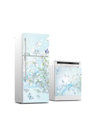 Resim Buzdolabı Ve Bulaşık Makinası Beyaz Eşya Sticker Kaplama Beyaz Çi (540887271) 