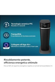 Resim Philips 5000 Serisi seramik fanlı ısıtıcı, 2 saniyede anında ısıtma 