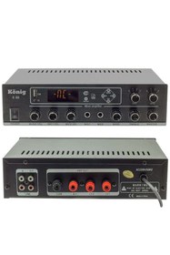 Resim König 16'lı Tavan Hoparlörlü El Mikrofonlu Anfi Ses Sistemi Seti 