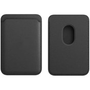 Resim piblue Iphone Xs Ile Uyumlu Magsafe Özellikli Cardsafe Deri Cüzdan Kartlık 