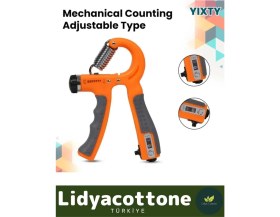 Resim Lidya Cottone BMW Premium El Kol Bilek Güçlendirici Kas Yapma Egzersiz Aleti 5-60 Kg Sayaçlı Direnç Yayı Siyah 