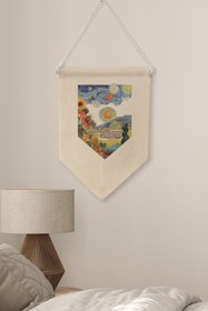 Resim Mutfak Duvar Dekoru, Pinterest Oda Dekoru, Sanat Serisi, Kanvas Flama Askılı Duvar Örtüsü NO:433 - Renkli - 1 / 50 x 70 