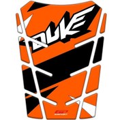 Resim GP Kompozit KTM Duke 2011-2023 Uyumlu Tank Pad Turuncu 