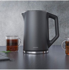 Resim Elegant Paslanmaz Çelik Su Isıtıcısı, 1,5 L, 2200w, 5 Kademeli 40-100 C Sıcaklık Ayarı 