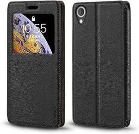 Resim Görünmez Mıknatıslı Görüntü Pencereli PU Deri Kapak Kılıf HTC Desire 820 ile Uyumlu, Akıllı Ekranlı Koruyucu Telefon Kılıfı 
