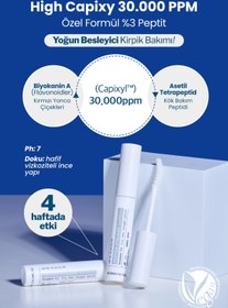 Resim DERMA FACTORY Kaş ve Kirpik Uzatıcı ve Besleyici Vegan Serum Derma Factory Peptide Eyelash Ampoule 