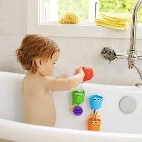 Resim Munchkin Banyo Duvarına Yapışan Vakumlu Renkli Eğlenceli Banyo Oyuncağı 12Ay+ 