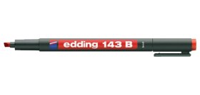 Resim Asetat Kalemi 10 Adet Permanent B Seri 1-3 Mm Kırmızı 143 B 