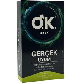 Resim Okey Gerçek Uyum Prezervatif 10'lu 