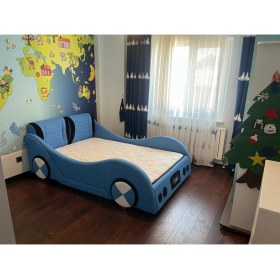 Resim Puf Bebe Montessori Mdf Çocuk Yatağı 90 x 190 cm 