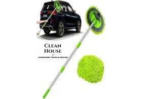 Resim Özbience Araç Temizlik Fırçası ve Paspas Jant Temizleme Seti, 1 Adet Yedek Bezli 