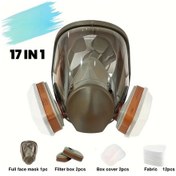 Resim Willowhaven 1 Adet Proshield Yeniden Kullanılabilir Tam Yüz Maskesi Ve 17'li İlk Yardım Seti - Kimyasal Ve Formaldehite Karşı Koruma 