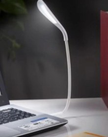 Resim Hane Dostu USB Girişli 14 LED’li 3 Kademeli Dokunmatik Esnek Masa ve Kitap Okuma Lambası – Beyaz 