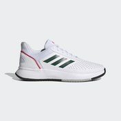 Resim Adidas FY8651 Courtsmash Erkek Beyaz Tenis Ayakkabısı Beyaz 