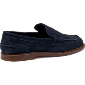 Resim Erkek Oxford ( Klasik) 76D0 Frau Suede Blu 