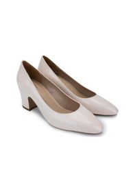 Resim Tamer Tanca Kadın Vegan Bej Rugan Topuklu Ayakkabı 1073 01 Bn Ayk Sk24-25 Bej Rgn Bej Rugan 