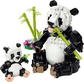Resim Lego Creator 3'ü 1 Arada Vahşi Hayvanlar Panda Ailesi 31165 