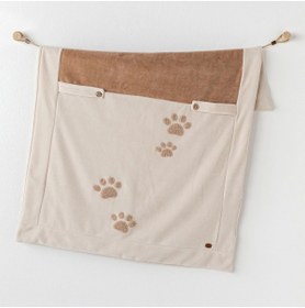 Resim andywawa Ac25327 Happy Newyear Kadife Bebe Battaniye 90x85 Beige 