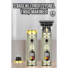 Resim Profesyonel Saç Sakal ve Vücut Tıraşına Uygun Sıfır Sinek Kaydı Tıraş 