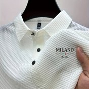 Resim Elson OBM MILIANO Milan Premium Tek Renk İş Yaka Nefes Alabilen Buzlu Sliky Fiber Kısa Kollu Erkek Gömlek 