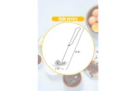Resim Paslanmaz Çelik Yumurta Çırpıcı, Omlet ve Kahve Köpürtücü 1 Adet 