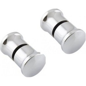 Resim Duşa Kabin Topuz Yuvarlak Kulp Gümüş 