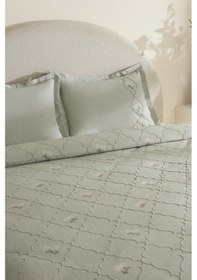 Resim Karaca Home Myra Çift Kişilik Çiçekli Yatak Örtüsü Adaçayı Adaçayı 