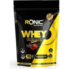 Resim Whey Ultimate 1000 G Kas Yapılanmasına Yardımcı Protein Tozu Çilek Aromalı 