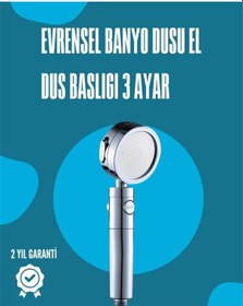 Resim Universal Su Tasarruflu Ve Kolay Kurulumlu El Duş Başlığı Yüksek Performans 