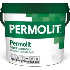 Resim Akçalı Permolit Süper Tavan Boyası Beyaz 1 kg 