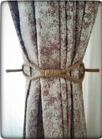 Resim Perde Tokası Perde Mandalı Perde Askı Aparatı Jüt Halat Şıklığında Perde Aksesuar Çok Renkli 