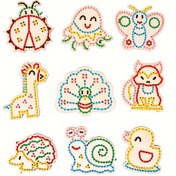 Resim 18 Adet Ahşap Hayvan Nakışı, El-Göz Koordinasyonu Nakış Ahşap Parçaları, Ahşap Kanaviçe Kiti, Ahşaptan Yapılmış Kanaviçe Kiti, Ahşap Ördek, Kirpi, Tilki, Salyangoz, Kelebek, Zürafa, Ahtapot Şekilli Kanaviçe Kitleri, 