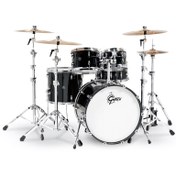 Resim Gretsch Renown 5-Parça 22" Akustik Davul (Piano Black) 
