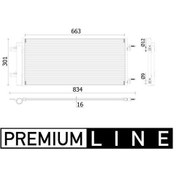Resim Mahle Ac902000p - A/c-kondensator Opel Astra K / Vauxhall 