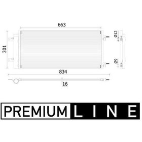 Resim Mahle Ac902000p - A/c-kondensator Opel Astra K / Vauxhall 